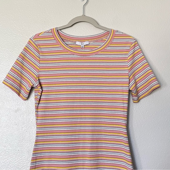 NWT Fate Kristen Striped Pink Mini Dress Size Large - Picture 2 of 7